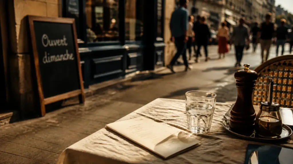 Bordeaux restaurant ouvert dimanche en terrasse, brunch