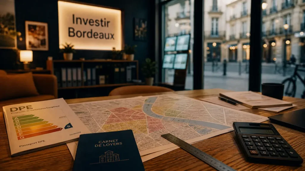 Investir à Bordeaux : analyse rentabilité locative en agence immobilière