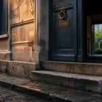 Maison bordelaise : échoppe en façade en pierre, entrée et jardin arrière