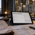 Audit énergétique hôtels bordeaux : formulaire décret tertiaire dans un bureau d’hôtel à Bordeaux