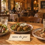 Bordeaux restaurant pas cher : menu du jour, assiettes et falafels