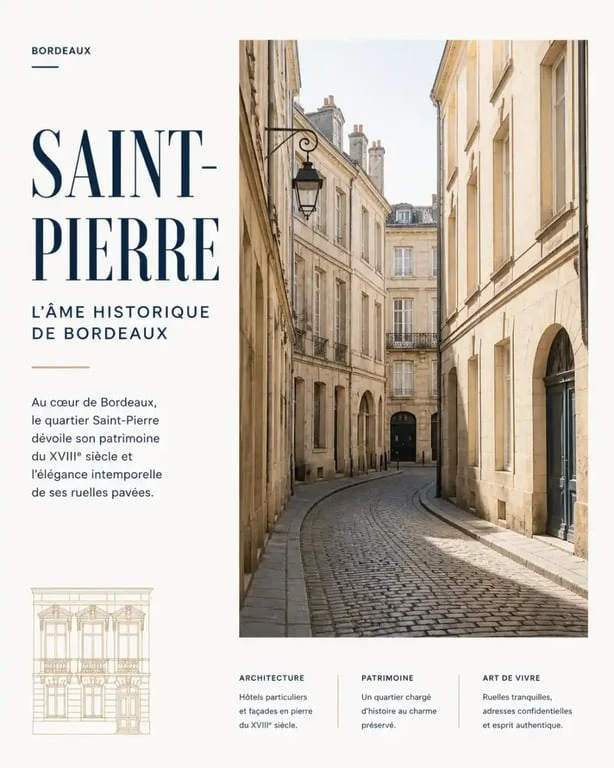 Quartier Saint-Pierre à Bordeaux, que faire à Bordeaux le 25 décembre.