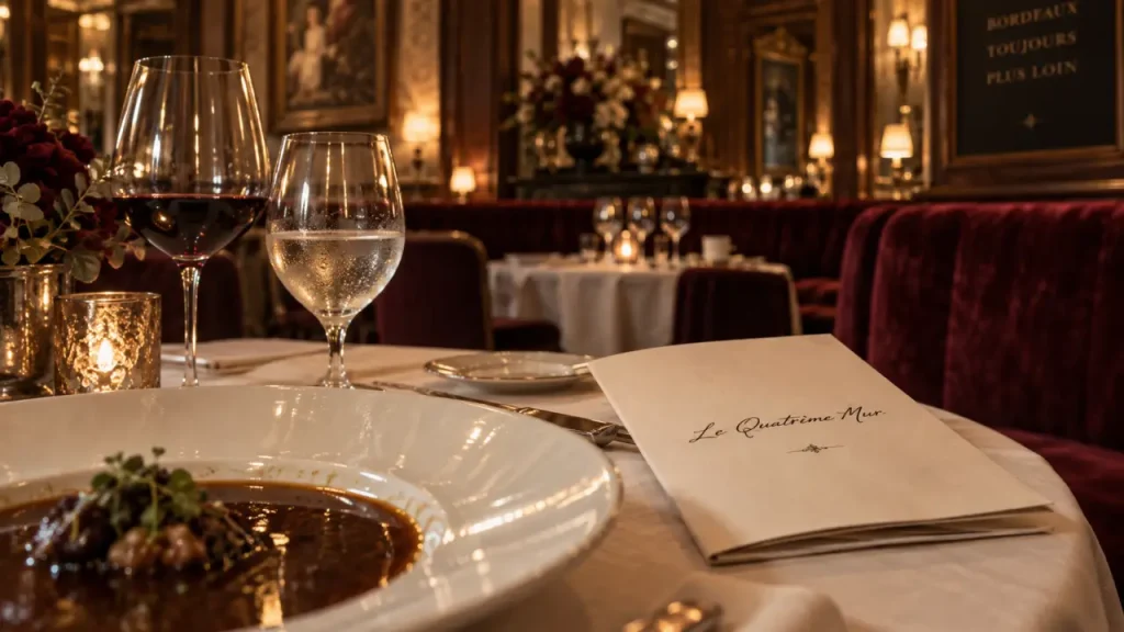 Top 3 des meilleurs restaurants gastronomiques à bordeaux : table gastronomique, menu et salle élégante