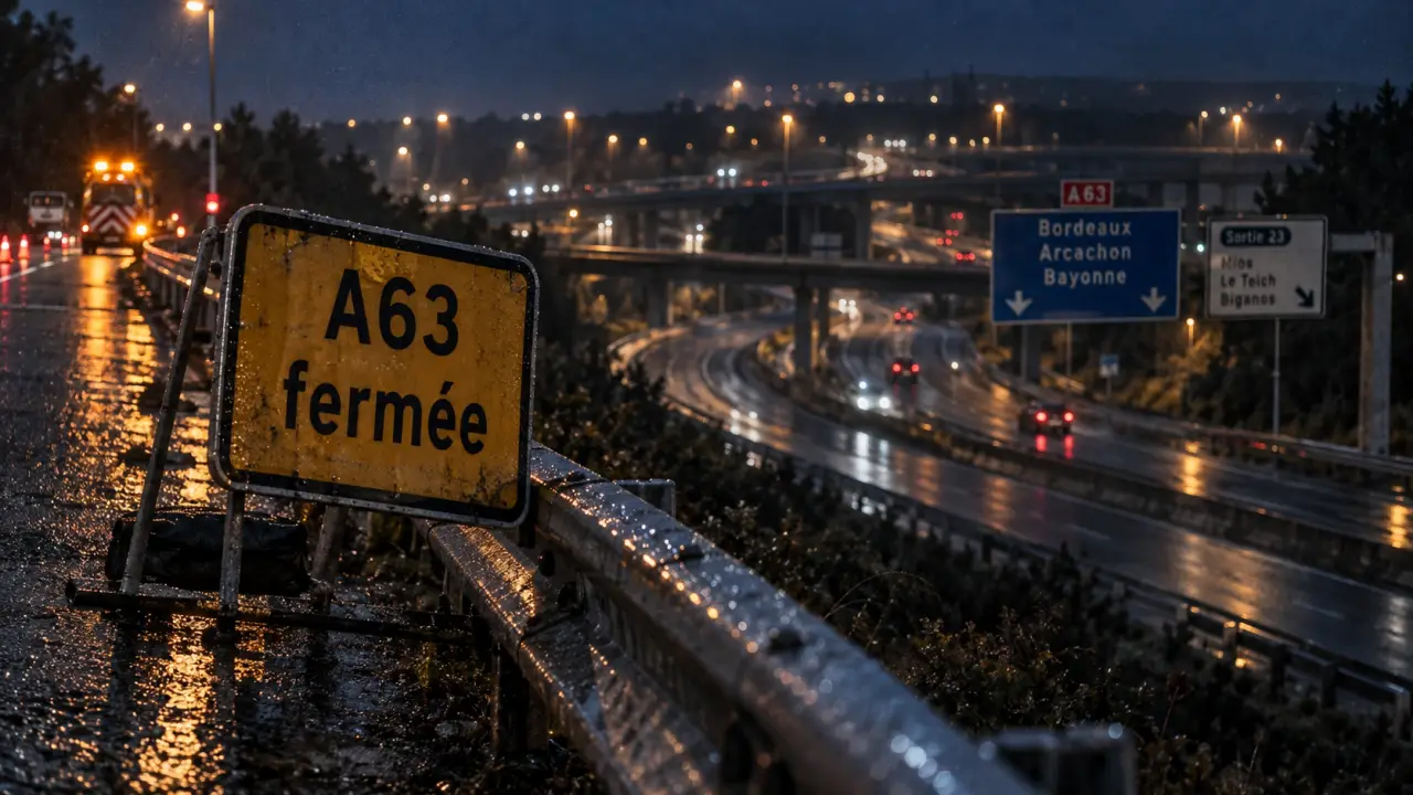 A63 : fermetures et déviations entre Cestas et Bordeaux ce week-end
