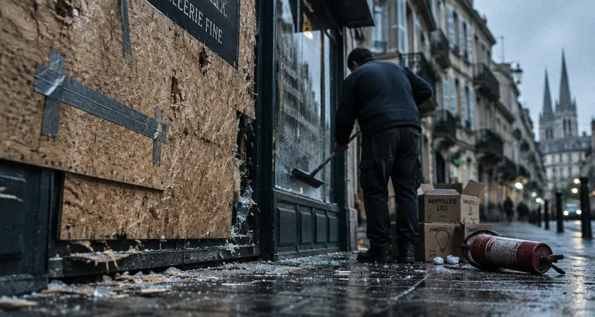 À Bordeaux, les commerçants du centre-ville face aux dégâts du 17 octobre