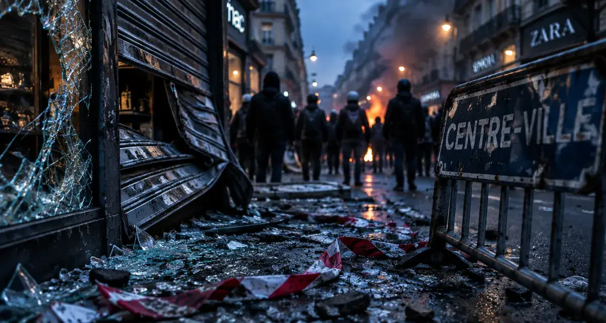 À Bordeaux, commerces pillés et résidence préfectorale dégradée samedi