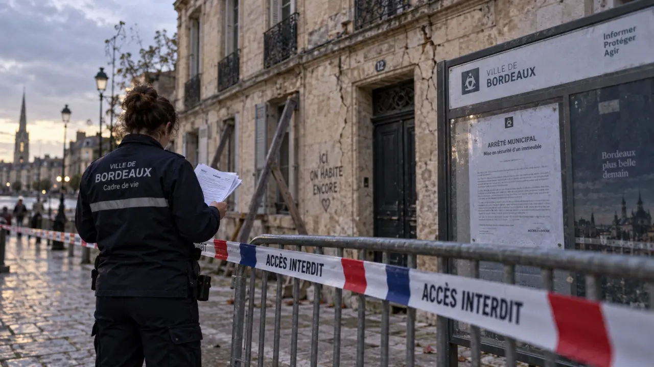 Aux Chartrons, trois familles évacuées d’un immeuble fragilisé