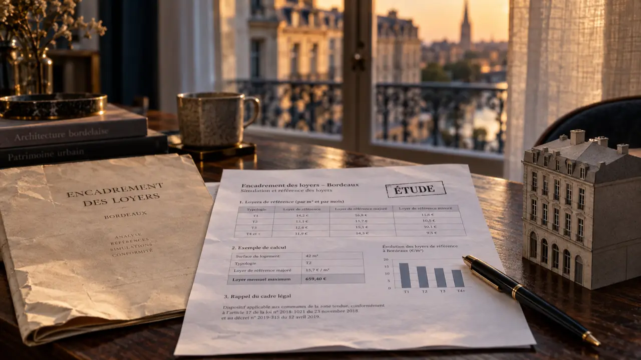 Encadrement des loyers à Bordeaux : environ 530 euros économisés par an