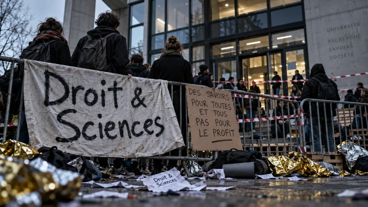 À Bordeaux, des étudiants bloquent Montesquieu, Béthanie et la présidence