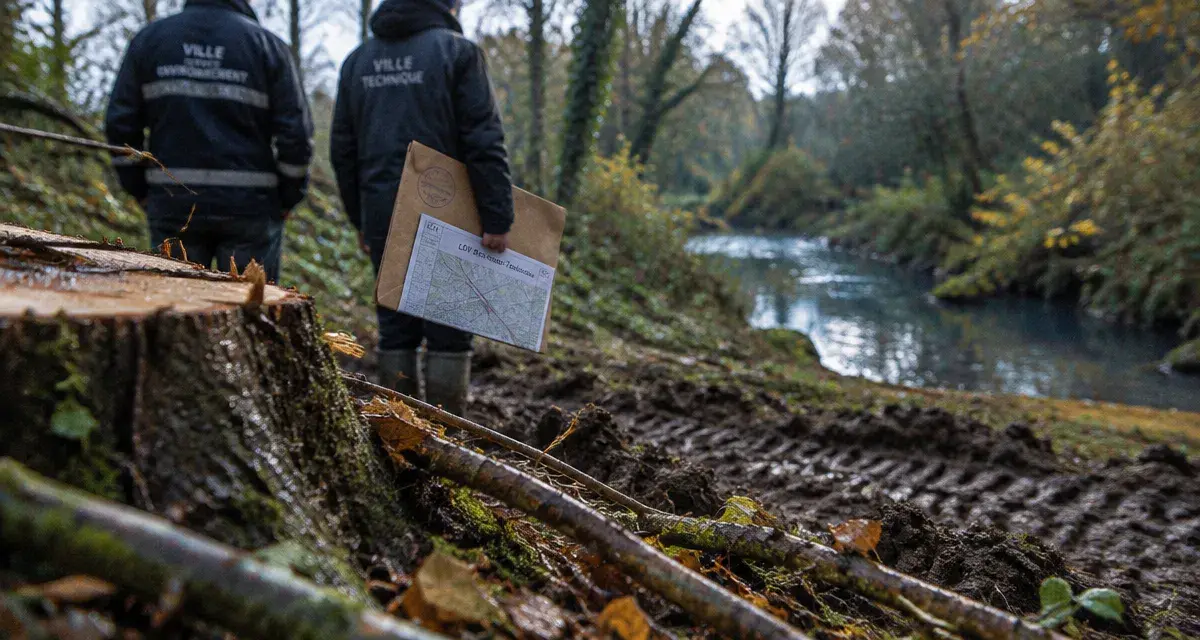 LGV Bordeaux-Toulouse : Bernos-Beaulac conteste un déboisement près du Ciron
