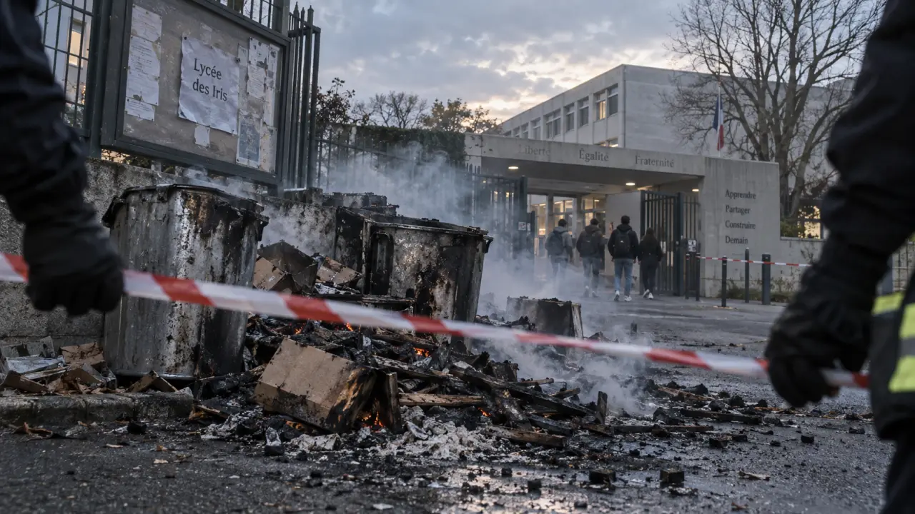 Lormont : intrusion et incendie au lycée des Iris, cours interrompus