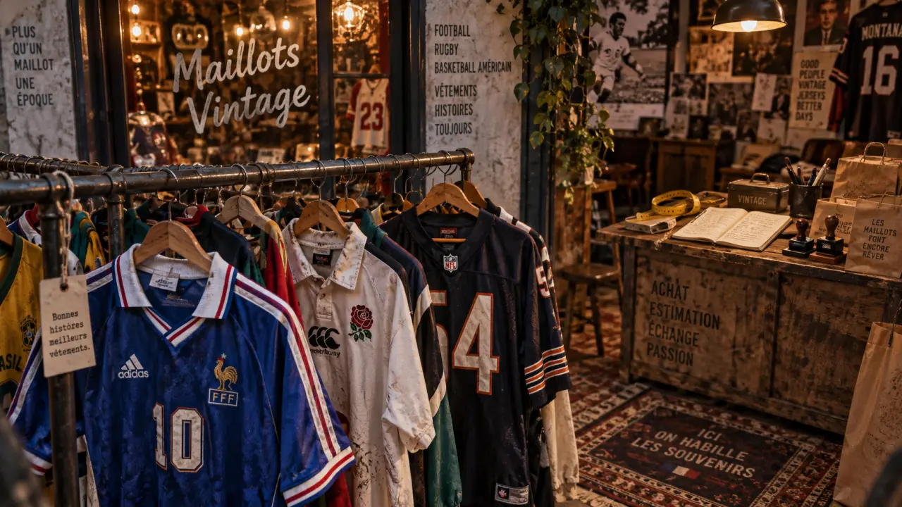 Plus de 4 000 maillots de sport vintage à découvrir rue du Cancéra