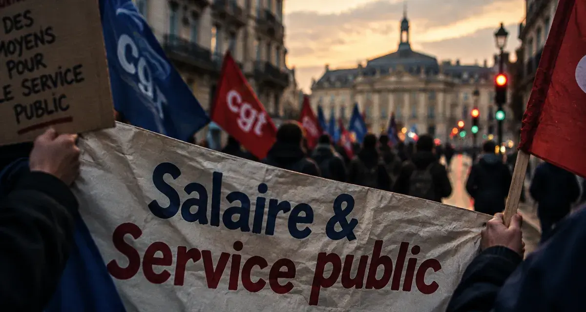 À Bordeaux, jusqu’à 10 000 manifestants pour les salaires et les services publics