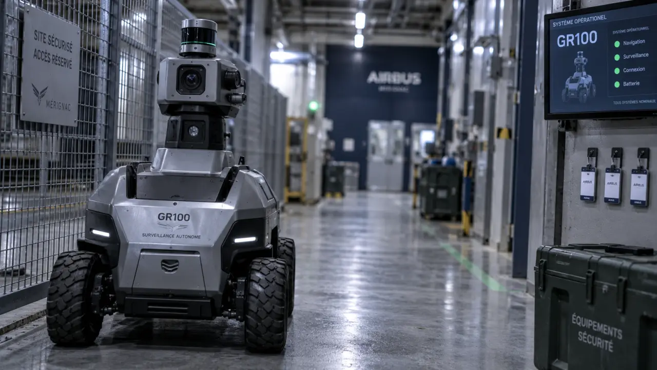 Mérignac : le succès du robot de surveillance « made in Gironde »
