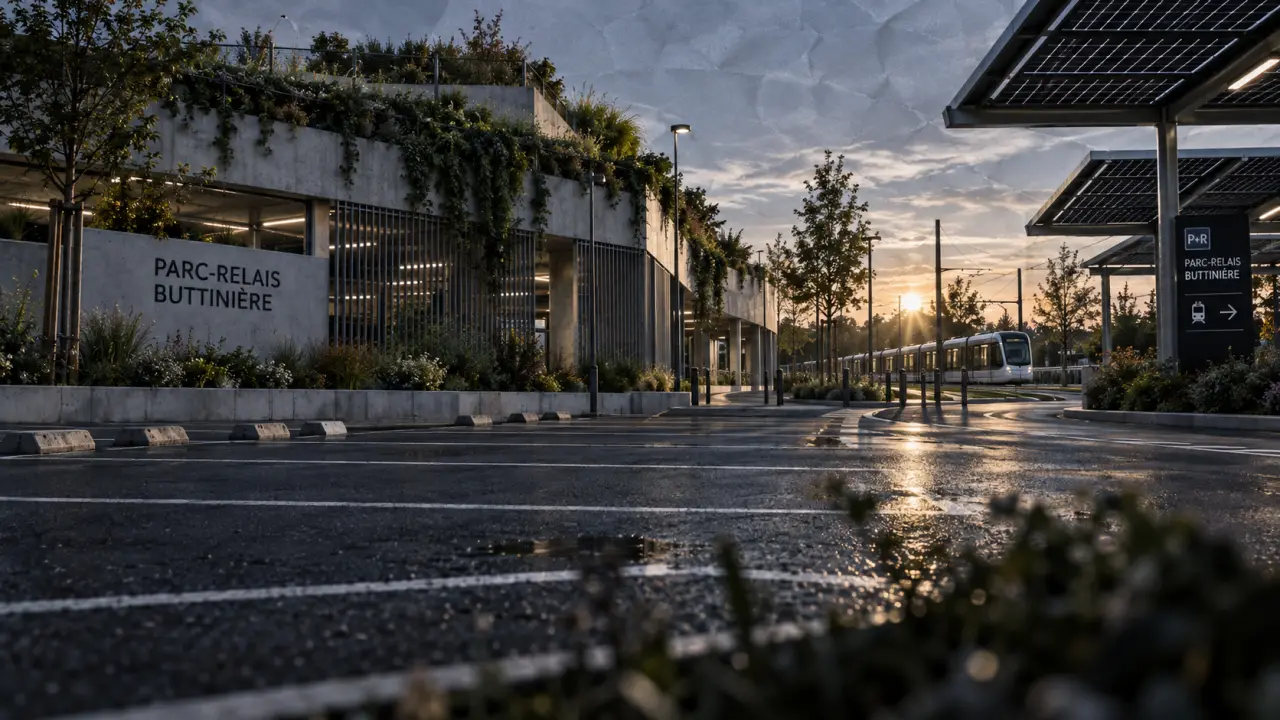 Le parc-relais de la Buttinière va gagner 280 places d’ici 2028
