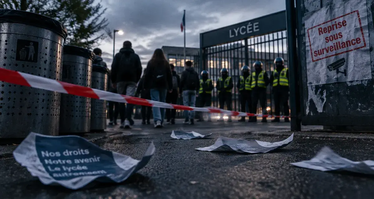 À Pessac, la reprise au lycée Pape-Clément sous surveillance