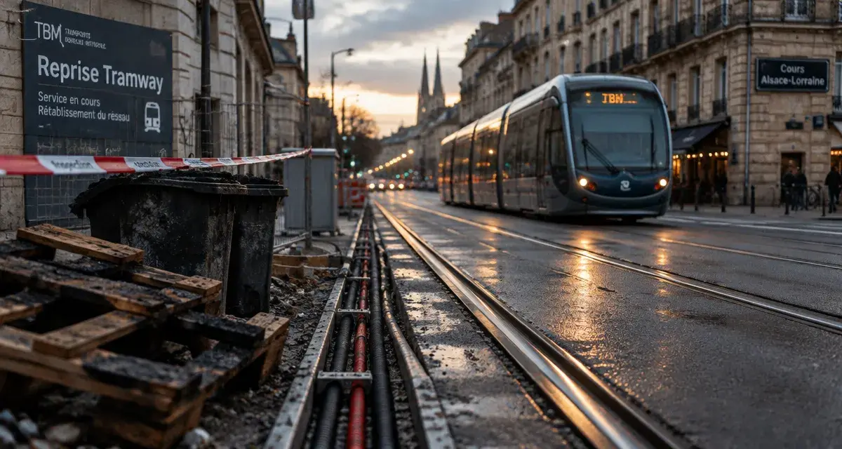 Tramway de Bordeaux : le réseau roule après les dégâts du 17 octobre