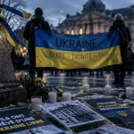À Bordeaux, les Ukrainiens marquent les 35 ans de l’indépendance