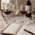 Visiter vignoble bordeaux : dégustation Saint-Émilion, Médoc ou Sauternes, verres et carte