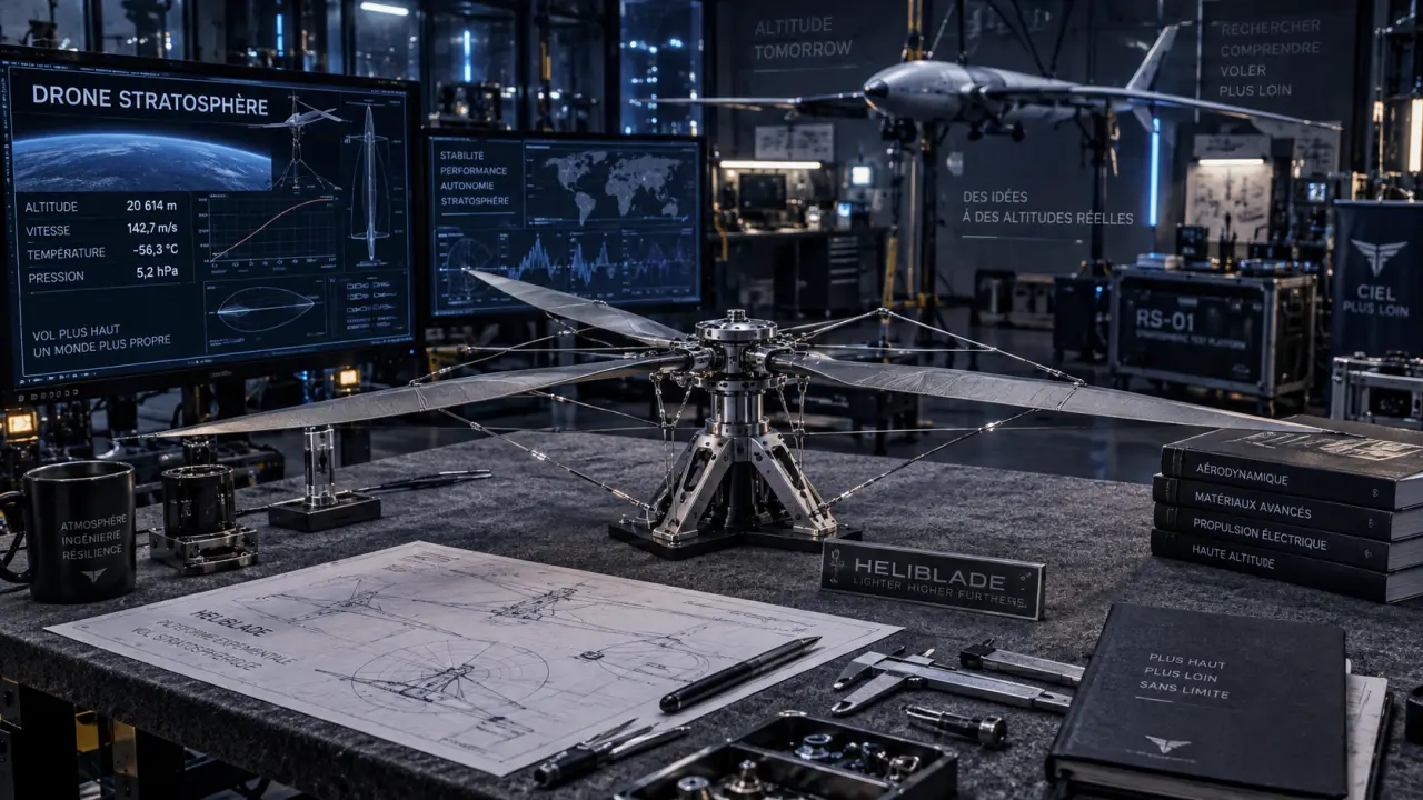 À Mérignac, x721 développe un drone léger pour viser la stratosphère